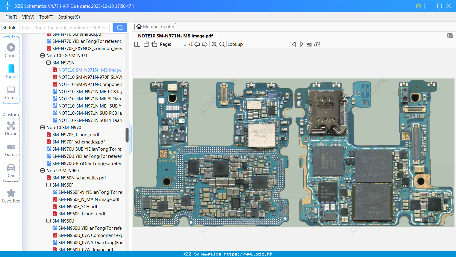 Samsung NOTE10 SM-N971N- MB Image